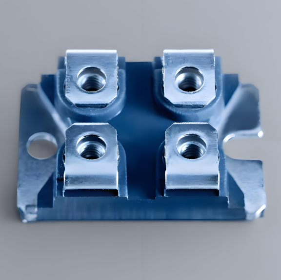 120W SOT-227 Planar Thick Film with French Blue Baseplate, Non-inductive Power Resistor